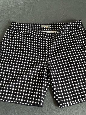 Calloway Golf Shorts Women’s Size8 Black & White Check
